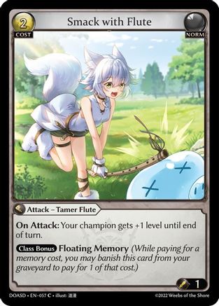Smack with Flute (057) [Dawn of Ashes Starter Decks] Grand Archive Single Weebs of the Shore