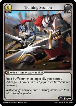 Training Session (060) [Dawn of Ashes Starter Decks] Grand Archive Single Weebs of the Shore