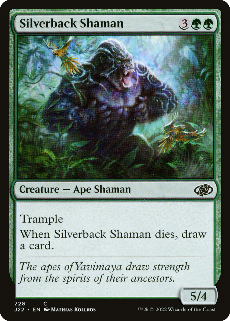 Silverback Shaman (J22-728) [Jumpstart 2022] MTG Single Wizards of the Coast