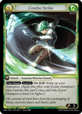 Combo Strike (206) [Dawn of Ashes Alter Edition] Grand Archive Single Weebs of the Shore