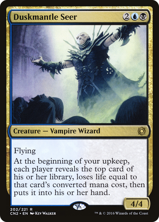 Duskmantle Seer (CN2-202) [Conspiracy: Take the Crown] Foil MTG Single Wizards of the Coast