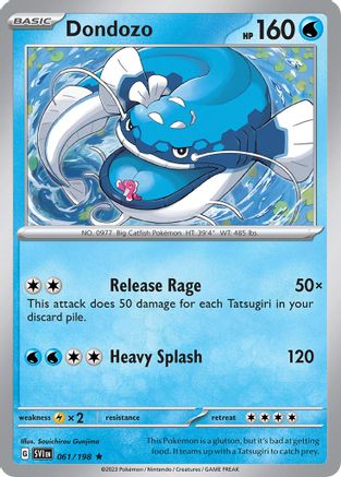 Dondozo - 061/198 () [Misc: Deck Exclusives] Pokemon Single Pokémon