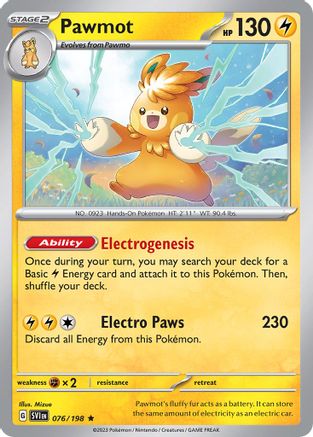 Pawmot - 076/198 [Misc: Deck Exclusives] Pokemon Single Pokémon