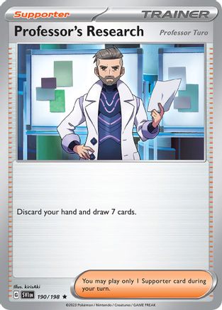 Professor's Research - 190/198 [Misc: Deck Exclusives] Pokemon Single Pokémon