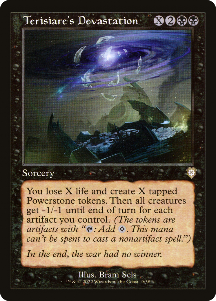 Terisiare's Devastation (BRC-009) [The Brothers' War Commander] MTG Single Wizards of the Coast