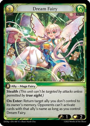 Dream Fairy (087) [Dawn of Ashes Prelude] Grand Archive Single Weebs of the Shore