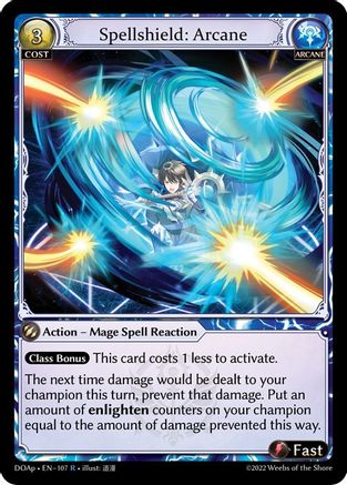Spellshield: Arcane (107) [Dawn of Ashes Prelude] Grand Archive Single Weebs of the Shore