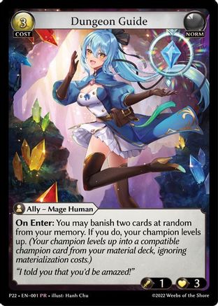Dungeon Guide (001) [Promotional Cards] Foil Grand Archive Single Weebs of the Shore