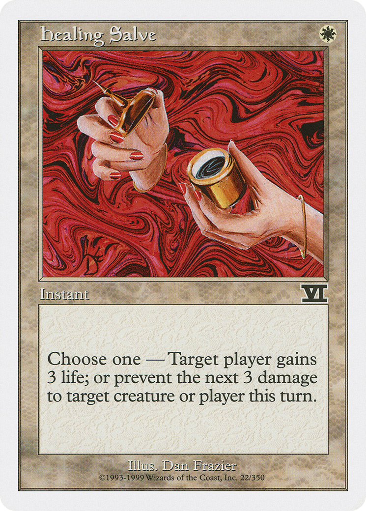 Healing Salve (6ED-022) [Classic Sixth Edition] MTG Single Wizards of the Coast