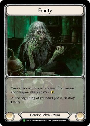 Frailty [FAB134] (Promo)  Rainbow Foil Flesh And Blood Single Flesh And Blood   