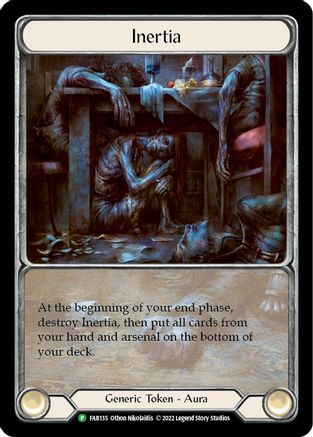 Inertia [FAB135] (Promo)  Rainbow Foil Flesh And Blood Single Flesh And Blood   