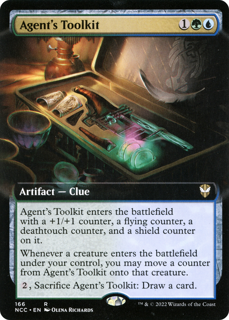 Agent's Toolkit (NCC-166) [New Capenna Commander] (Extended Art) MTG Single Wizards of the Coast