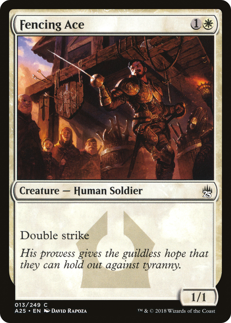 Fencing Ace (A25-013) [Masters 25] Foil MTG Single Wizards of the Coast