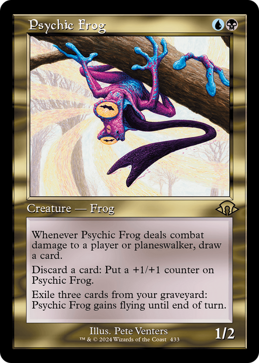 Psychic Frog (MH3-433) [Modern Horizons 3] Foil MTG Single Modern Horizons 3