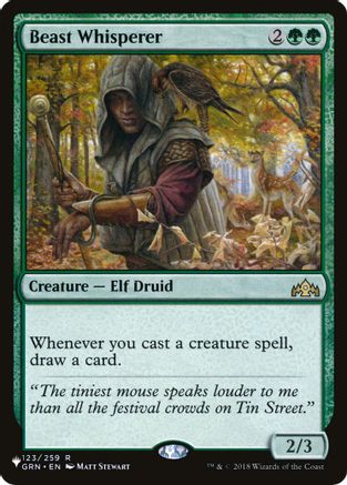 Beast Whisperer (LIST-123) [Mystery Booster] The List Reprints MTG Single Wizards of the Coast