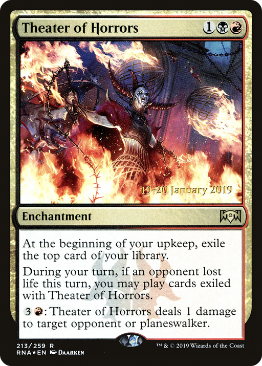 Theater of Horrors (PRE-213) [Ravnica Allegiance Promos] Foil MTG Single Wizards of the Coast