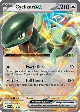 Cyclizar ex - 018 (18) Holofoil [Promos: SV Promo Cards] Pokemon Single Pokémon