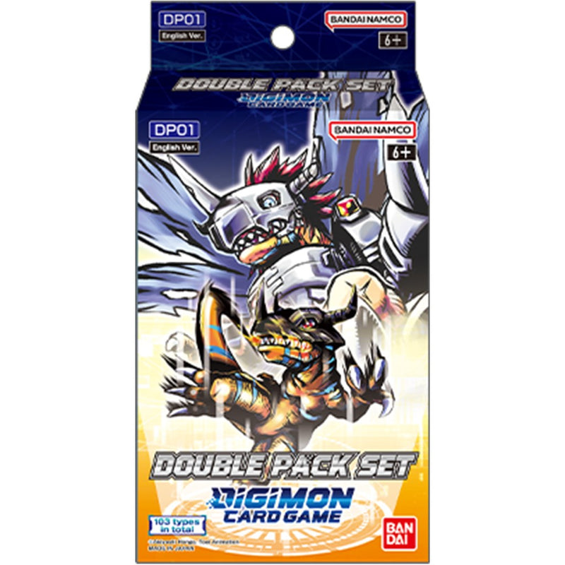 Digimon Double Pack Set Volume 1 [DP-01] Digimon Sealed Digimon   