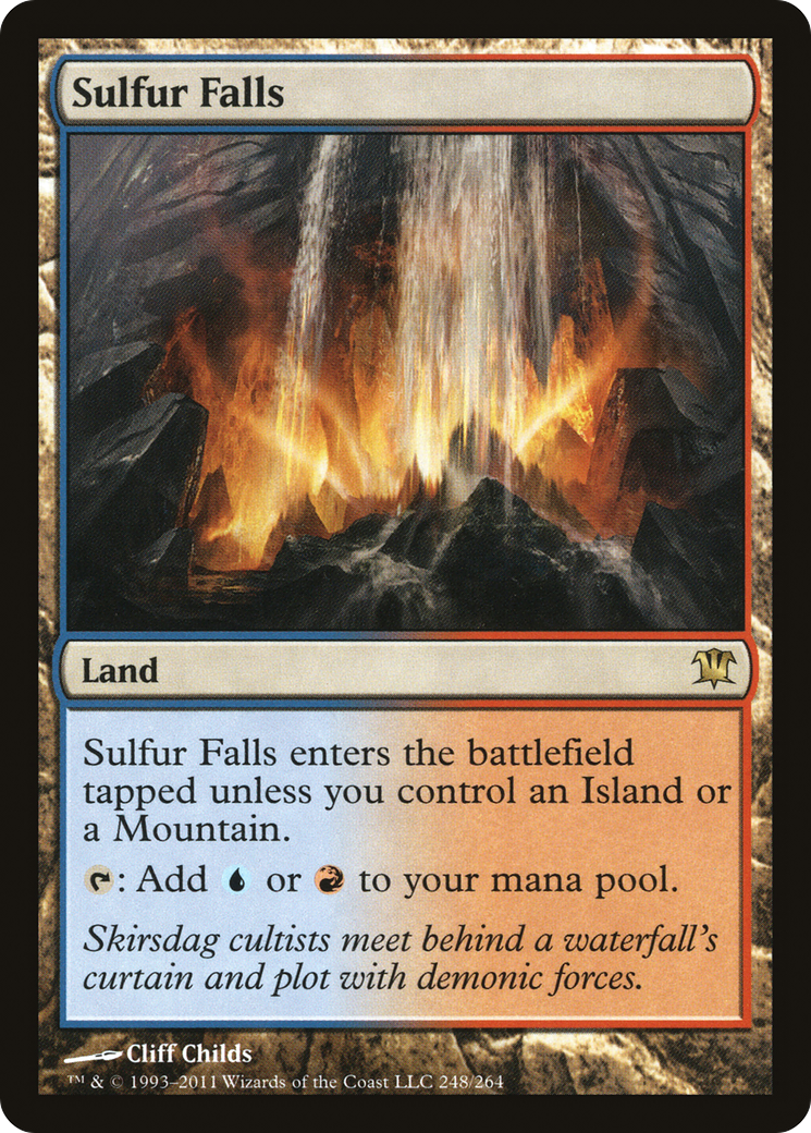Sulfur Falls (ISD-248) [Innistrad] Foil MTG Single Wizards of the Coast