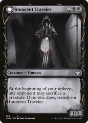 Innocent Traveler (VOW-294) [Innistrad: Crimson Vow] (Showcase) Foil MTG Single Wizards of the Coast
