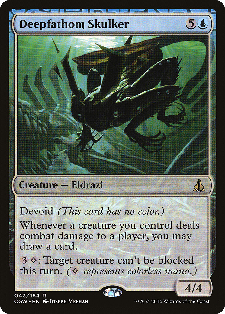Deepfathom Skulker (OGW-043) [Oath of the Gatewatch] MTG Single Wizards of the Coast