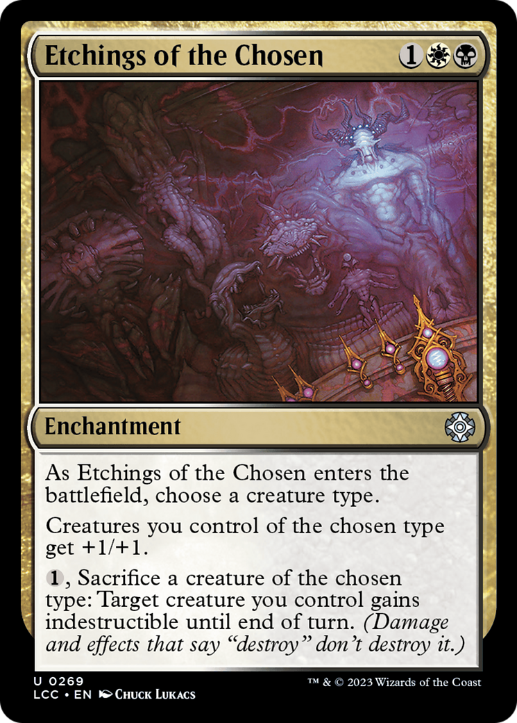 Etchings of the Chosen (LCC-269) [The Lost Caverns of Ixalan Commander] MTG Single Wizards of the Coast
