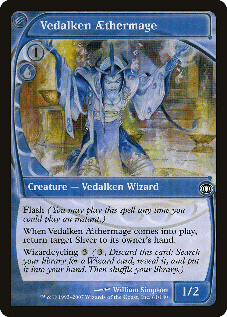 Vedalken Aethermage (FUT-061) [Future Sight] Foil MTG Single Wizards of the Coast