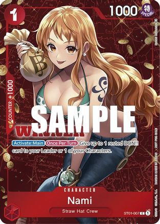 Nami (Tournament Pack Vol. 3) [Winner] (ST01-007) [One Piece Promotion Cards] Foil One Piece Single Bandai