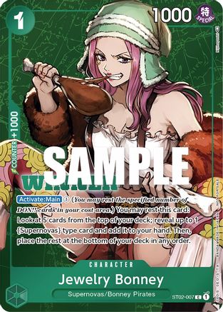 Jewelry Bonney (Tournament Pack Vol. 3) [Winner] (ST02-007) [One Piece Promotion Cards] Foil One Piece Single Bandai