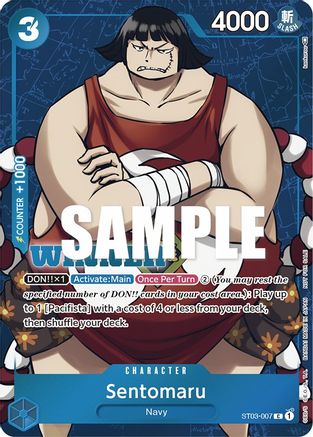Sentomaru (Tournament Pack Vol. 3) [Winner] (ST03-007) [One Piece Promotion Cards] Foil One Piece Single Bandai