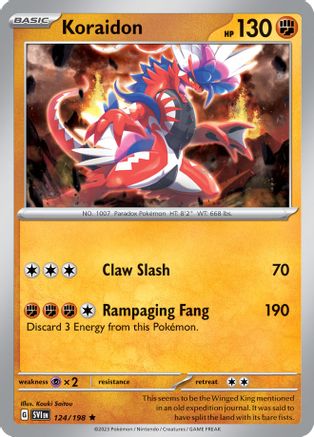 Koraidon - 124/198 () [Misc: Deck Exclusives] Pokemon Single Pokémon