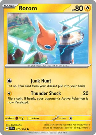 Rotom - 070/198 (Cosmos Holo) Holofoil [Misc: Cards & Products] Pokemon Single Pokémon