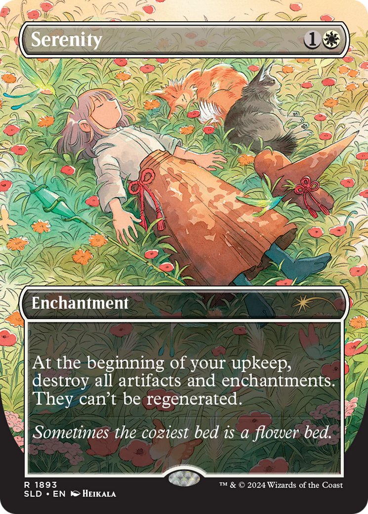 Serenity (SLD-1893) [Secret Lair] Drop (Borderless) MTG Single Wizards of the Coast