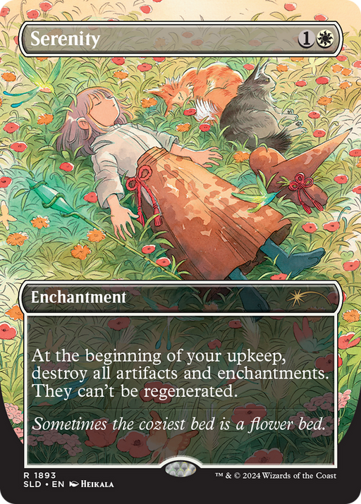Serenity (SLD-1893) [Secret Lair] Drop (Borderless) MTG Single Wizards of the Coast