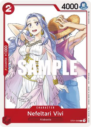 Nefeltari Vivi (OP-03 Pre-Release Tournament) [Participant] (ST01-009) [One Piece Promotion Cards] One Piece Single Bandai