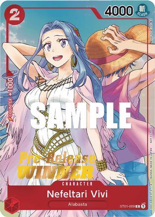 Nefeltari Vivi (OP-03 Pre-Release Tournament) [Winner] (ST01-009) [One Piece Promotion Cards] Foil One Piece Single Bandai