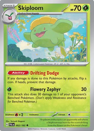 Skiploom (2) [SV: Paldea Evolved] Pokemon Single Pokémon