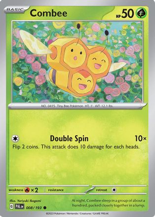 Combee (8) [SV: Paldea Evolved] Pokemon Single Pokémon