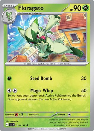 Floragato - 014/193 [SV: Paldea Evolved] Pokemon Single Pokémon