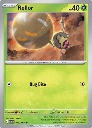 Rellor - 025/193 [SV: Paldea Evolved] Pokemon Single Pokémon