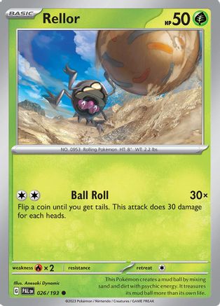 Rellor - 026/193 [SV: Paldea Evolved] Pokemon Single Pokémon