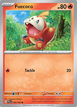 Fuecoco - 034/193 Reverse Holofoil [SV: Paldea Evolved] Pokemon Single Pokémon