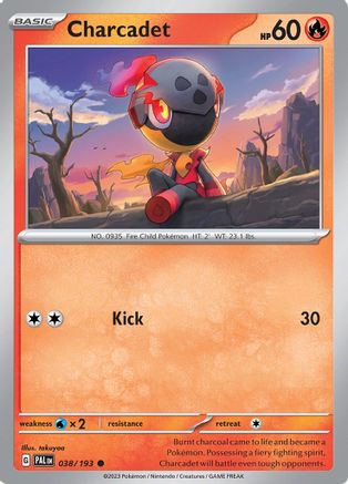 Charcadet - 038/193 Reverse Holofoil [SV: Paldea Evolved] Pokemon Single Pokémon