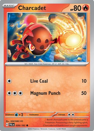Charcadet - 039/193 [SV: Paldea Evolved] Pokemon Single Pokémon