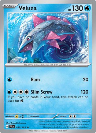 Veluza - 056/193 Holofoil [SV: Paldea Evolved] Pokemon Single Pokémon