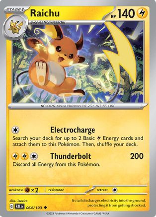 Raichu - 064/193 [SV: Paldea Evolved] Pokemon Single Pokémon