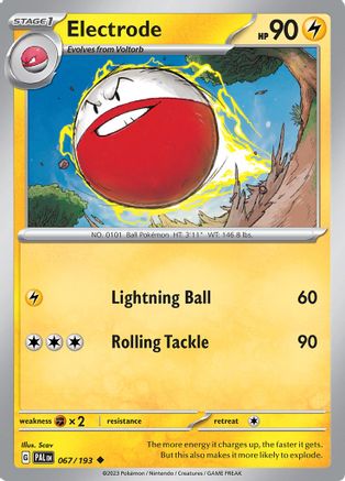 Electrode (67) [SV: Paldea Evolved] Pokemon Single Pokémon