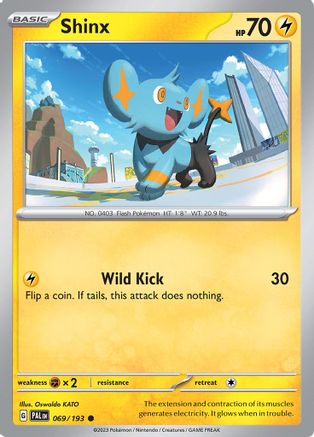 Shinx - 069/193 Reverse Holofoil [SV: Paldea Evolved] Pokemon Single Pokémon