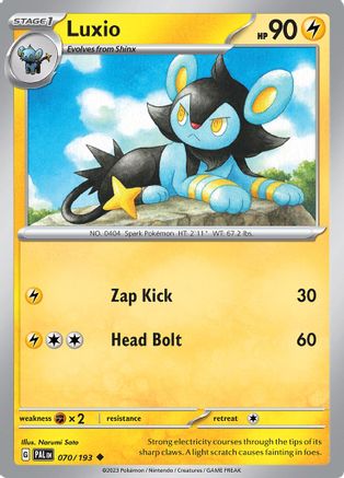 Luxio (70) [SV: Paldea Evolved] Pokemon Single Pokémon