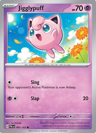 Jigglypuff (83) [SV: Paldea Evolved] Pokemon Single Pokémon